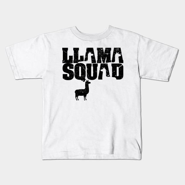 'Llama Squad' Adorable Alpaca Llama Trendy Gift Kids T-Shirt by ourwackyhome